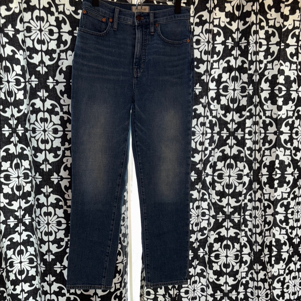Madewell Medium Blue Cropped Jeans